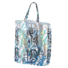 Abstract Acrylic Color Texture Watercolor Creative Giant Grocery Tote by Uceng