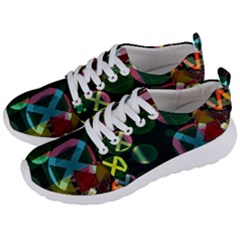 Abstract Color Texture Creative Men s Lightweight Sports Shoes by Uceng