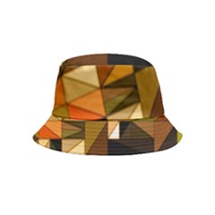 Abstract Experimental Geometric Shape Pattern Inside Out Bucket Hat (kids) by Uceng