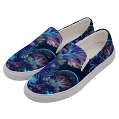 Fantasy People Mysticism Composing Fairytale Art 3 Men s Canvas Slip Ons by Uceng