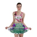 Frog Animal Sun Amphibian Figure Digital Art Mini Skirt View1