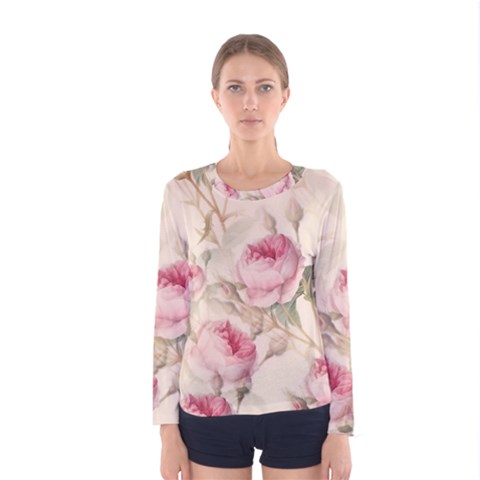 Roses-58 Women s Long Sleeve Tee by nateshop