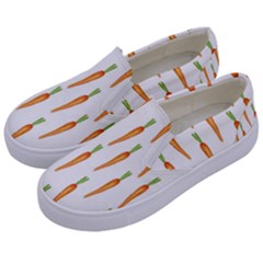 Carrot Kids  Canvas Slip Ons by SychEva