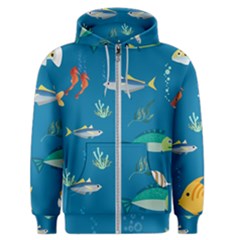 Fish-73 Men s Zipper Hoodie by nateshop