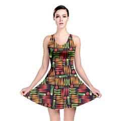 Vegetable Reversible Skater Dress by SychEva