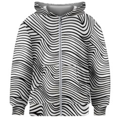 Black And White Cartoon Coloring Kids  Zipper Hoodie Without Drawstring by Ravend