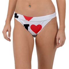 I Love Marijuana Brownie Band Bikini Bottoms by ilovewhateva