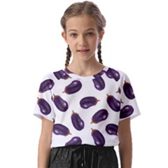 Eggplant Kids  Basic Tee by SychEva