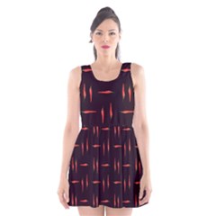 Hot Peppers Scoop Neck Skater Dress by SychEva