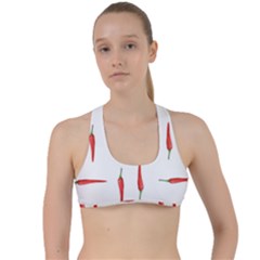 Pepper Criss Cross Racerback Sports Bra by SychEva