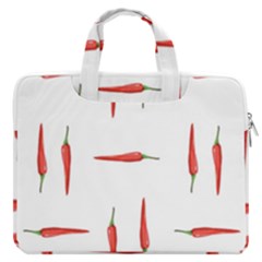 Pepper Macbook Pro 13  Double Pocket Laptop Bag by SychEva