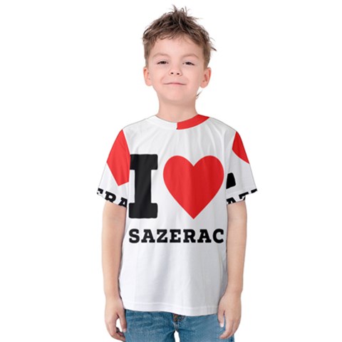 I Love Sazerac Kids  Cotton Tee by ilovewhateva