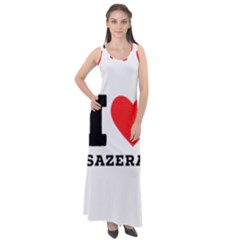 I Love Sazerac Sleeveless Velour Maxi Dress by ilovewhateva