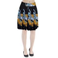 Astronaut Planet Space Science Pleated Skirt by Salman4z