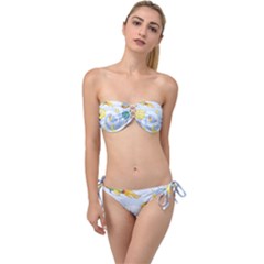 Science Fiction Outer Space Twist Bandeau Bikini Set by Salman4z