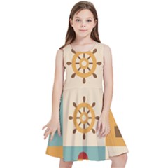 Nautical Elements Collection Kids  Skater Dress by Salman4z