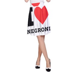 I Love Negroni A-line Skirt by ilovewhateva