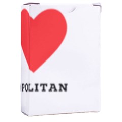 I Love Cosmopolitan  Playing Cards Single Design (rectangle) With Custom Box by ilovewhateva