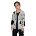 Cute Cat Seamless Pattern Kids  Windbreaker View2