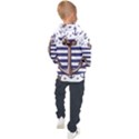 Anchor Background Design Kids  Hooded Pullover View2