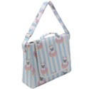 French Bulldog Dog Seamless Pattern Box Up Messenger Bag View2