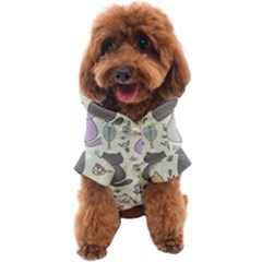 Funny Cartoon Cats Seamless Pattern Dog Coat by Salman4z