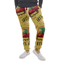 Childish-seamless-pattern-with-dino-driver Men s Jogger Sweatpants by Salman4z