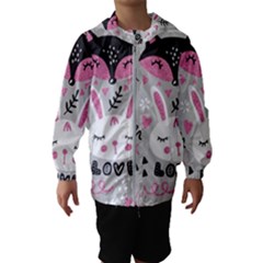 Big-set-with-cute-cartoon-animals-bear-panda-bunny-penguin-cat-fox Kids  Hooded Windbreaker by Salman4z