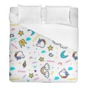 Unicorns-rainbows-seamless-pattern Duvet Cover (Full/ Double Size) View1