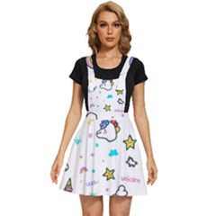 Unicorns-rainbows-seamless-pattern Apron Dress by Salman4z