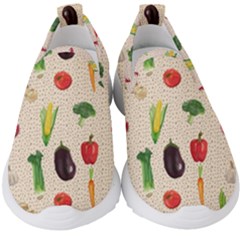 Vegetables Kids  Slip On Sneakers by SychEva