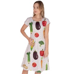 Vegetable Classic Short Sleeve Dress by SychEva