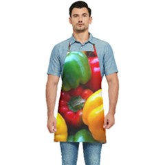 Colorful Capsicum Kitchen Apron by Sparkle