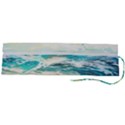 Waves Ocean Sea Tsunami Nautical Painting Roll Up Canvas Pencil Holder (L) View2