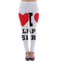 I love Apple crisp Lightweight Velour Leggings View1