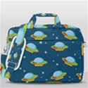 Seamless-pattern-ufo-with-star-space-galaxy-background MacBook Pro 13  Shoulder Laptop Bag  View3