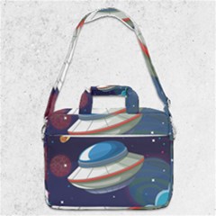 Ufo-alien-spaceship-galaxy Macbook Pro 13  Shoulder Laptop Bag  by Salman4z