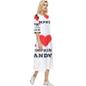 I love pumpkin candy Double Cuff Midi Dress View3