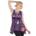 Space-travels-seamless-pattern-vector-cartoon Side Drop Tank Tunic View1