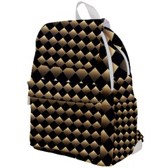 Golden Chess Board Background Top Flap Backpack by pakminggu