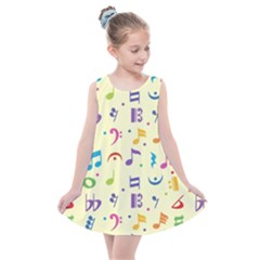 Seamless-pattern-musical-note-doodle-symbol Kids  Summer Dress by Salman4z