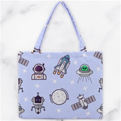 Seamless-pattern-with-space-theme Mini Tote Bag by Salman4z