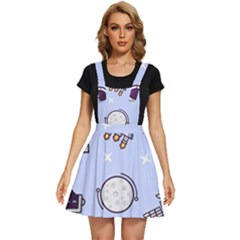 Seamless-pattern-with-space-theme Apron Dress by Salman4z