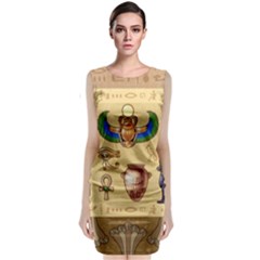 Egypt-horizontal-illustration Classic Sleeveless Midi Dress by Salman4z