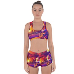 Far-future-human-colonization Racerback Boyleg Bikini Set by Salman4z