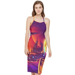 Far-future-human-colonization Bodycon Cross Back Summer Dress by Salman4z