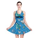 About-space-seamless-pattern Reversible Skater Dress View1