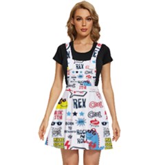 Monster-cool-seamless-pattern Apron Dress by Salman4z