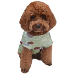 Sloths-pattern-design Dog T-shirt by Salman4z