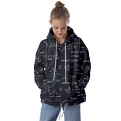 Mathematical-seamless-pattern-with-geometric-shapes-formulas Kids  Oversized Hoodie by Salman4z